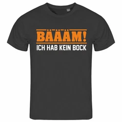 deinshirt Print-Shirt Herren T-Shirt BM Ich hab kein bock mehr Funshirt mit Motiv ORANGE