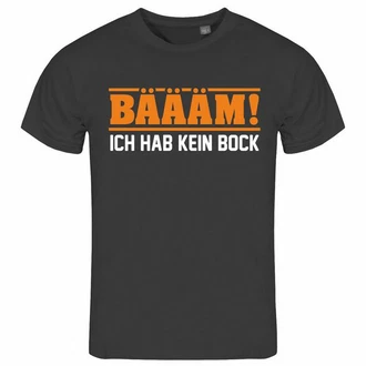 deinshirt Print-Shirt Herren T-Shirt BM Ich hab kein bock mehr Funshirt mit Motiv ORANGE deinshirt Print-Shirt Herren T-Shirt BM Ich hab kein bock mehr Funshirt mit Motiv ORANGE