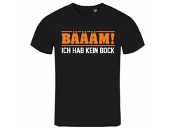deinshirt Print-Shirt Herren T-Shirt BM Ich hab kein bock mehr Funshirt mit Motiv ORANGE