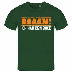 deinshirt Print-Shirt Herren T-Shirt BM Ich hab kein bock mehr Funshirt mit Motiv ORANGE
