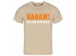 deinshirt Print-Shirt Herren T-Shirt BM Ich hab kein bock mehr Funshirt mit Motiv ORANGE
