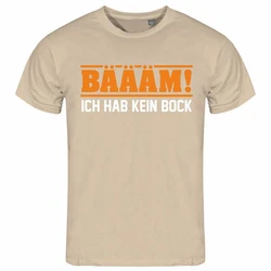 deinshirt Print-Shirt Herren T-Shirt BM Ich hab kein bock mehr Funshirt mit Motiv ORANGE