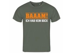 deinshirt Print-Shirt Herren T-Shirt BM Ich hab kein bock mehr Funshirt mit Motiv orange