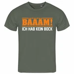 deinshirt Print-Shirt Herren T-Shirt BM Ich hab kein bock mehr Funshirt mit Motiv orange