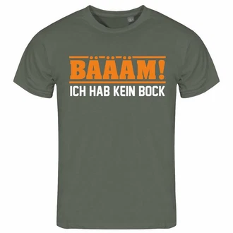 deinshirt Print-Shirt Herren T-Shirt BM Ich hab kein bock mehr Funshirt mit Motiv orange