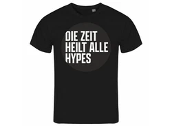 deinshirt Print-Shirt Herren T-Shirt Die Zeit heilt alle Hypes Funshirt Schwarz/Braun