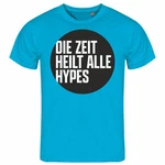 deinshirt Print-Shirt Herren T-Shirt Die Zeit heilt alle Hypes Funshirt Blau/Hellblau/Türkis deinshirt Print-Shirt Herren T-Shirt Die Zeit heilt alle Hypes Funshirt Blau/Hellblau/Türkis