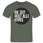deinshirt Print-Shirt Herren T-Shirt Die Zeit heilt alle Hypes Funshirt Dunkelgrün deinshirt Print-Shirt Herren T-Shirt Die Zeit heilt alle Hypes Funshirt Dunkelgrün