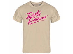 deinshirt Print-Shirt Herren T-Shirt Dirty Dnzer Funshirt Braun/Weiß