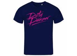 deinshirt Print-Shirt Herren T-Shirt Dirty Dnzer Funshirt Dunkelblau/Braun/Rosa