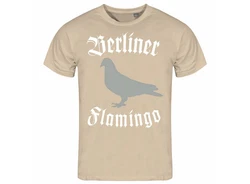 deinshirt Print-Shirt Herren T-Shirt Berliner Flamingo Funshirt Khaki/Beige/Gelb/Braun/Orange