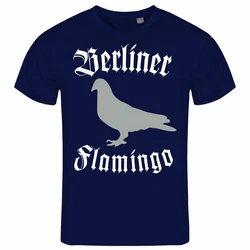 deinshirt Print-Shirt Herren T-Shirt Berliner Flamingo Funshirt Lila/Dunkelblau/Gelb/Blau