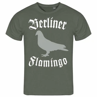 deinshirt Print-Shirt Herren T-Shirt Berliner Flamingo Funshirt Dunkelgrün/Grün deinshirt Print-Shirt Herren T-Shirt Berliner Flamingo Funshirt Dunkelgrün/Grün