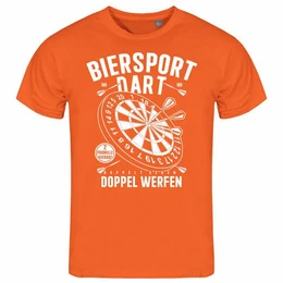Print-Shirt Herren T-Shirt Biersport Dart Funshirt mit Motiv