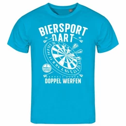 Print-Shirt Herren T-Shirt Biersport Dart Funshirt mit Motiv