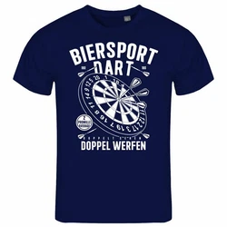 deinshirt Print-Shirt Herren T-Shirt Biersport Dart Funshirt mit Motiv Hellblau/Blau/Dunkelblau