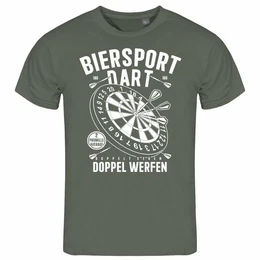 Print-Shirt Herren T-Shirt Biersport Dart Funshirt mit Motiv