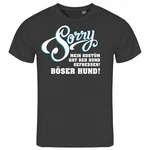 deinshirt Print-Shirt Herren T-Shirt Sorry mein Kostüm hat der Hund gefressen Funshirt mit Motiv Braun/Schwarz/Grün/Weiß/Hellblau