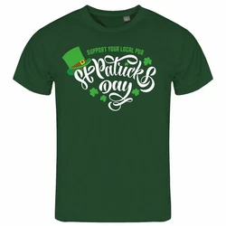 deinshirt Print-Shirt St Patricks Day Funshirt mit Motiv Grün/Blau