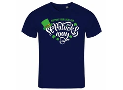 deinshirt Print-Shirt St Patricks Day Funshirt mit Motiv Blau