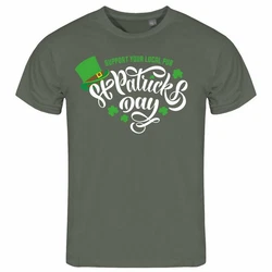 deinshirt Print-Shirt St Patricks Day Funshirt mit Motiv Grün/Dunkelgrün
