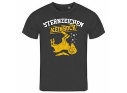 deinshirt Print-Shirt Herren T-Shirt Sternzeichen KEIN BOCK Funshirt Grün/Grau/Schwarz/Braun/Blau