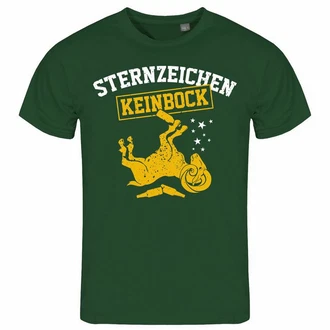 deinshirt Print-Shirt Herren T-Shirt Sternzeichen KEIN BOCK Funshirt Grün/Dunkelgrün