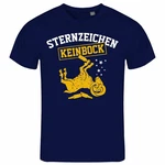 deinshirt Print-Shirt Herren T-Shirt Sternzeichen KEIN BOCK Funshirt Blau