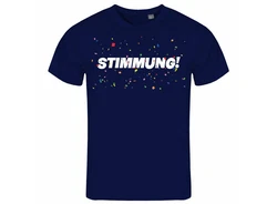 deinshirt Print-Shirt Herren T-Shirt STIMMUNG Dunkelblau/Blau/Silber/Braun