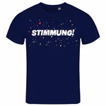 deinshirt Print-Shirt Herren T-Shirt STIMMUNG Dunkelblau/Blau/Silber/Braun