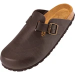 Palado Herren Clog Kiel Dunkelbraun/Braun/Beige