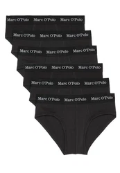 Marc O'Polo Slip Essentials (6er Pack) Schwarz/Grau/Dunkelgrau/Dunkelgrün/Khaki/Lila/Braun