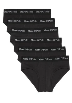 Marc O'Polo Slip Essentials (6er Pack) Schwarz/Grau/Dunkelgrau/Dunkelgrün/Khaki/Lila/Braun