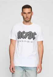 Merchcode T-Shirt acdc Back In Black Tee weiß
