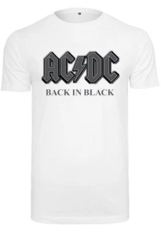 Merchcode T-Shirt acdc Back In Black Tee weiß Merchcode T-Shirt acdc Back In Black Tee weiß