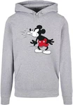 ABSOLUTE CULT Kapuzensweatshirt Herren Mickey Mouse - Tongue Hoody Hellgrau/Grau/Silber/Dunkelgrau/Rot