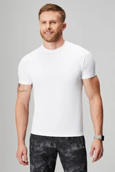 Fabletics T-Shirt The Training Day Weiß/Creme/Schwarz/Dunkelblau