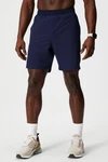 Fabletics Shorts The Fundamental Short mit Innenhose Dunkelblau/Blau