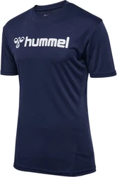 hummel T-Shirt Hmllogo Jersey Dunkelblau