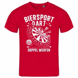 Print-Shirt Herren T-Shirt Biersport Dart Funshirt mit Motiv