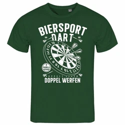 deinshirt Print-Shirt Herren T-Shirt Biersport Dart Funshirt mit Motiv Grün/Dunkelgrün
