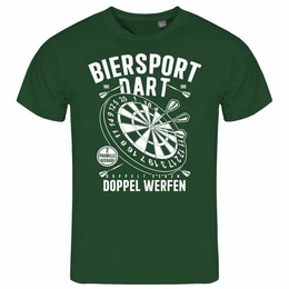Print-Shirt Herren T-Shirt Biersport Dart Funshirt mit Motiv