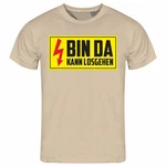 deinshirt Print-Shirt Herren T-Shirt Funshirt mit Motiv Khaki/Gelb/Beige