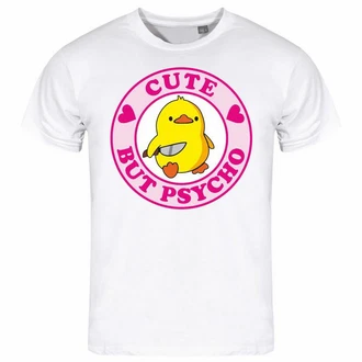 deinshirt Print-Shirt Herren T-Shirt Cute but Psycho Funshirt (Mit Motiv) Rosa/Creme/Braun/Gelb/Lila