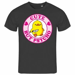 deinshirt Print-Shirt Herren T-Shirt Cute but Psycho Funshirt (Mit Motiv) Lila/Rosa/Braun/Gelb