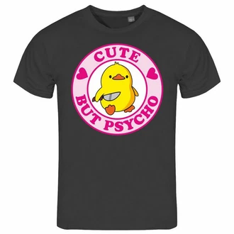 deinshirt Print-Shirt Herren T-Shirt Cute but Psycho Funshirt (Mit Motiv) Lila/Rosa/Braun/Gelb