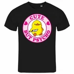 deinshirt Print-Shirt Herren T-Shirt Cute but Psycho Funshirt (Mit Motiv) Gelb/Rosa/Lila/Braun