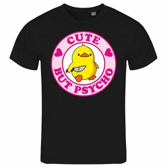 deinshirt Print-Shirt Herren T-Shirt Cute but Psycho Funshirt (Mit Motiv) Gelb/Rosa/Lila/Braun