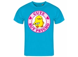deinshirt Print-Shirt Herren T-Shirt Cute but Psycho Funshirt (Mit Motiv) 