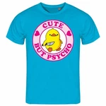 deinshirt Print-Shirt Herren T-Shirt Cute but Psycho Funshirt (Mit Motiv) 